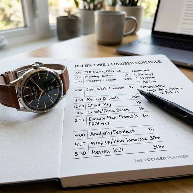 時間は「消費」するものではなく「運用」するもの。タイパを極める大人の時間管理術