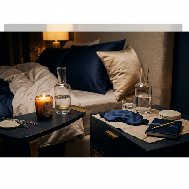 眠りの質が、明日のあなたを創る。夜の心地よい整え方、30分の高機能ナイトルーティン